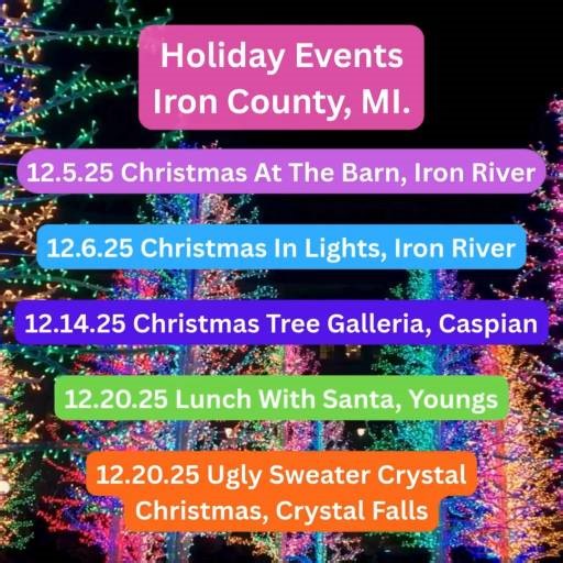 🎄 Celebrate the holidays with family friendly Christmas events across Iron County Iron County is packed with festive fun this December, offering families a full lineup of holiday activities to enjoy together. From craft shows and story hours to meeting Santa, watching the Christmas parade, and ending the night with fireworks, these events bring small town Christmas charm to every corner of the community. Whether you plan to explore the markets, bring the kids to library activities, enjoy treats