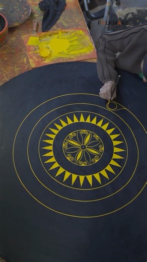 Yi Lacquerware Painting Process (Chinese Intangible Cultural Heritage) | Traditional Lacquer Art