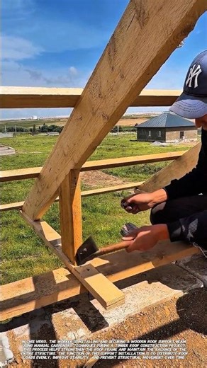 Traditional Roof Frame Installation | Smart Timber Support Technique.