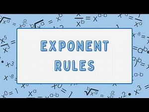 exponent rules with examples | laws of exponents #mathchallenge #math #viral #trending #funwithmath