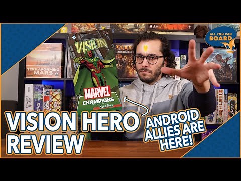 Vision Hero Review | Marvel Champions | Androids are HERE! (4 New Allies & Much More!)