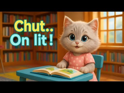 Silence à la bibliothèque 📚 | Apprendre les bons comportements | Vidéo éducative enfants