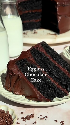 Delicious Eggless Chocolate Cake Recipe
