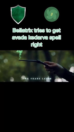 Bellatrix Masters the Avada Kedavra Spell | Harry Potter