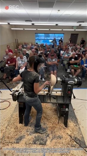 Live Wood Turning Demonstration 🪵 | Bowl Crafting on Lathe