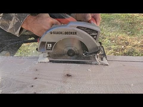 How To Rip Cut, Square Up Rough Lumber With A Circular Saw - Complete Process