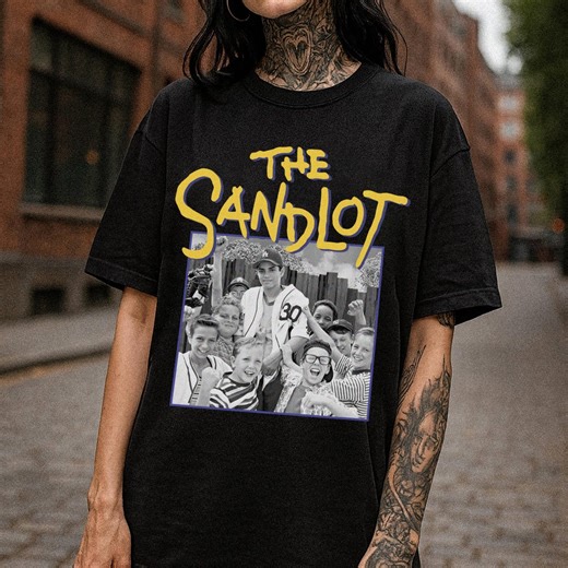 The Sandlot Movie Graphic Shirt, Vintage 90s Baseball Movie T-shirt, Retro Baseball Fan Tee, Classic Sports Film Shirt for Men Women - Etsy