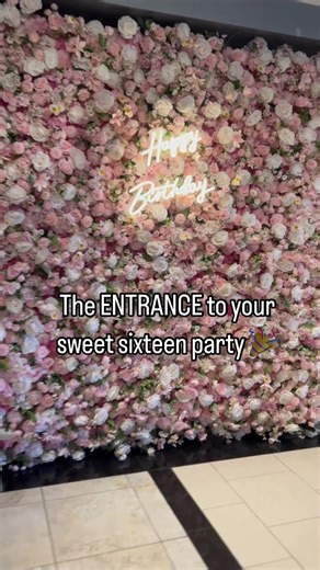 Sweet Sixteen Party Entrance Ideas
