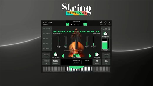 Audio Modeling SWAM Strings Sections 物理建模弦乐软音源试听