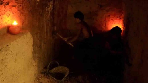 Working deep underground for luxury, then the ceiling nearly fell apart