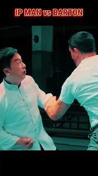 Ip Man vs. Barton: The Ultimate Wing Chun Showdown! 🤜💥 | Ip Man 4 #Shorts