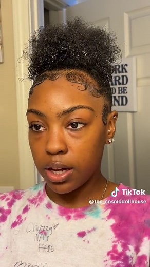 Dramatic Edges on Type 4 Hair: Tutorial