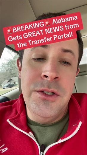 🚨BREAKING🚨 Alabama Gets GREAT NEWS from the Transfer Portal! #collegefootball #rolltide #alabama #alabamafootball #foryoupage
