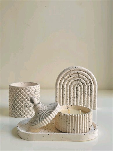 😱 Crea piezas decorativas en cemento desde casa y transforma tus manos en una oportunidad real. #cemento #concreto #españa #argentina #diseñodeinteriores