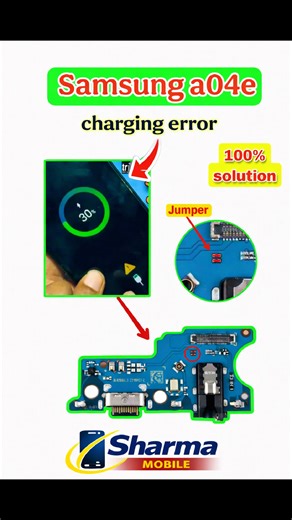 Samsung A04 mobile me agar Charging Error, Charging Not Supported, ya...