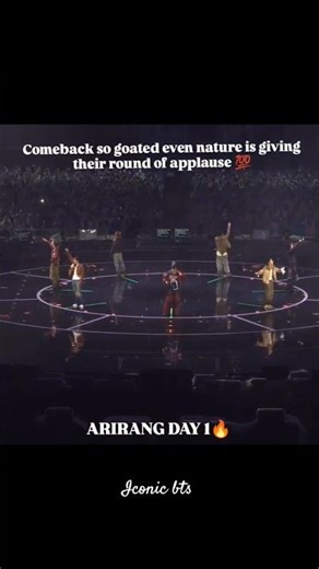 Arirang Day 1🔥❤️‍🔥#bts #btsarirang #btsarmy #btsshorts #btsedits #jk #v #jimin #jin #suga #rm #jhope