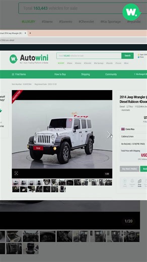 Safe. Simple. Delivered. Buy a used car directly from South Korea with Autowini! 🇰🇷 ✅ 160,000 verified cars ✅ Competitive prices ✅ Fast global shipping ✅ Real photos & videos for every vehicle Your payment stays protected until your car is shipped 🔒 Contact us: 82 10-2962-5533 or http://wa.me/821029625533 to buy online and ship to your port stress-free 🚢 | Autowini - No.1 Auto Trading Platform In Korea