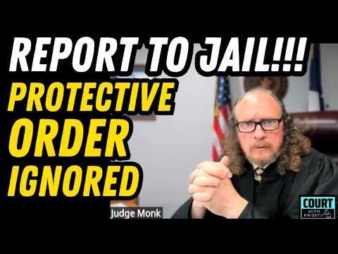 Judge SLAMS Stalker for Violating Protection Order * $100K Bond * REPORT To JAIL