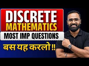 DISCRETE MATHEMATICS | MOST IMP QUESTIONS | Pradeep Giri Sir