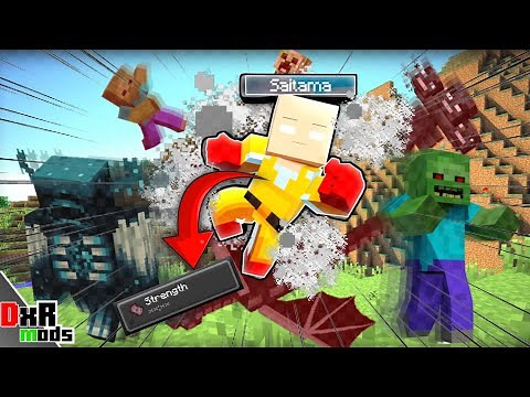 Best one punch man mod/addon for Minecraft pocket edition|| 1.19+/1.20+ ||Saitama mod
