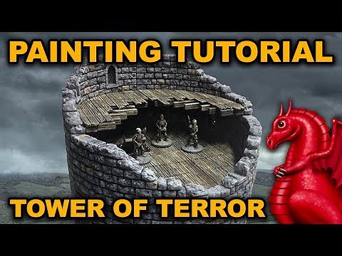 Painting 28mm Watchtower Terrain Tutorial
