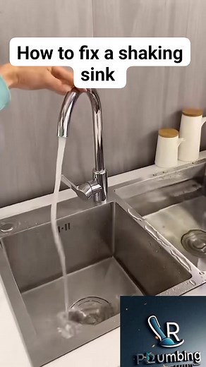 How to fix a shaking sink quickly 💯 #fblifestyle | RB Plumbing Experts