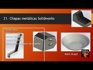Solidworks Chapa metálica tutorial 21