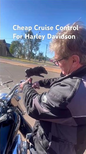 Quick, Cheap Cruise Control Hack for Harley Davidson #harleydavidson #shorts