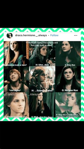 Title:Hermione Chooses Draco?! 😳🔥 Truth or Dare Gone Wrong | Harry Potter Edit #hermionegranger
