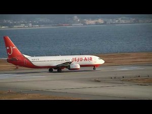 Jeju Air Boeing 737-800 関空離陸シーン