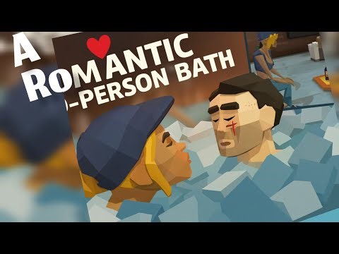 A Romantic Two-Person Ice Bath 