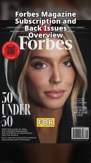 Forbes Magazine: $20 Annual Subscription, Back Issues & Featured 2026 Editions