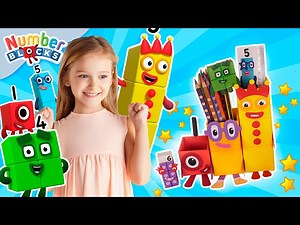 Back to school Pencil Holder ✏️ | Arts & Crafts for Kids | Learn to count | DIY | @Numberblocks - Videos For Kids