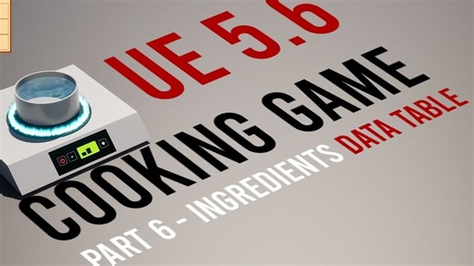 UE5烹饪游戏教程06 - 配料库存数据表