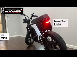 E-bike Rear Tail Light Install On My Juiced Scrambler