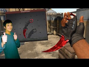 MY NEW CS GO KNIFE!!! (Inventory Showcase | Karambit Ruby Doppler)