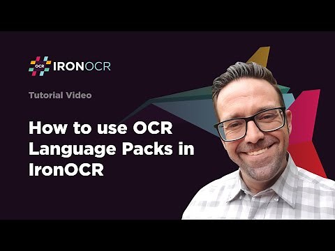 How to use OCR Language Packs in IronOCR
