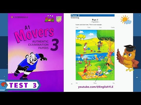 [ Movers 3 - Test 3 - NEW ] Authentic Examination Papers | Listening Test 3 (With Answer Key)