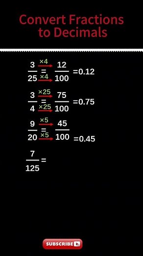 Quick Math Trick: Convert Fractions to Decimals Easily #reasoningpuzzles #maths #logicalstation