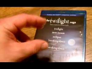 THE TWILIGHT SAGA: COMPLETE COLLECTION - 5 DISC BLU RAY *BEST BUY EXCLUSIVE* UNPACKAGING