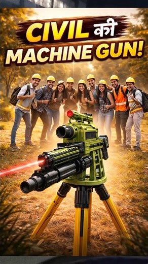Civil Ke Liye Machine Gun! #vlog #viralshorts #viral #trending #minivlog #vbloger #dailyvideo