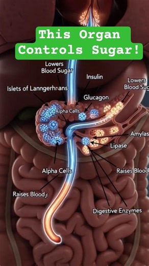 How Does the Pancreas Work? | Pancreas Function in Human Body #Shorts #pancreas