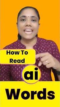 How To Read digraph ai words?| Learn To Read ai words with me|Katral Elithu #phonics