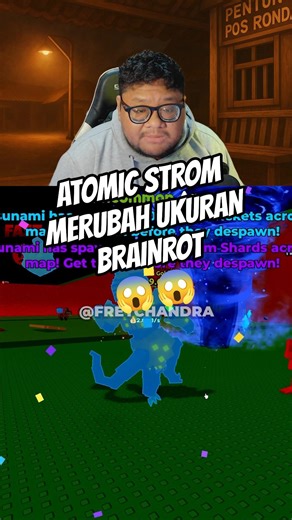 Event Atomic Strom make a change size brainrot 😱😱 #zaralarsson