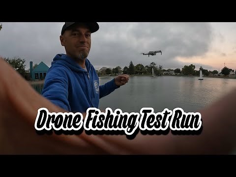 Drone Fishing Test Drop With The DJI Mini 2