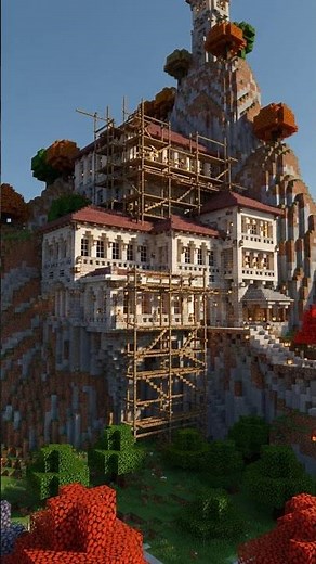 INSANE Mediterranean Cliff Villa in Minecraft Mountain Cliff Villas 2025!