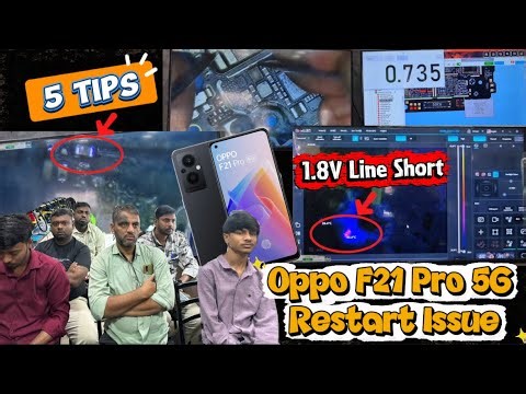 Oppo F21 Pro 5G Restart Issue | 1.8V Line Short | Chip Level Repair Solution