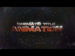 How to Create Procedural Title Animation in Blender | Cinematic - Geometry Node