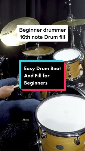 Beginner drum fill tutorial #drumming #exercise #foryou #fypシ #tiktoktutorial #drummersoftiktok #trending
