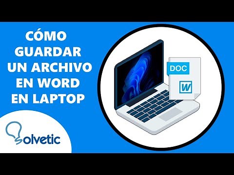 How to Save a Word File on a Laptop